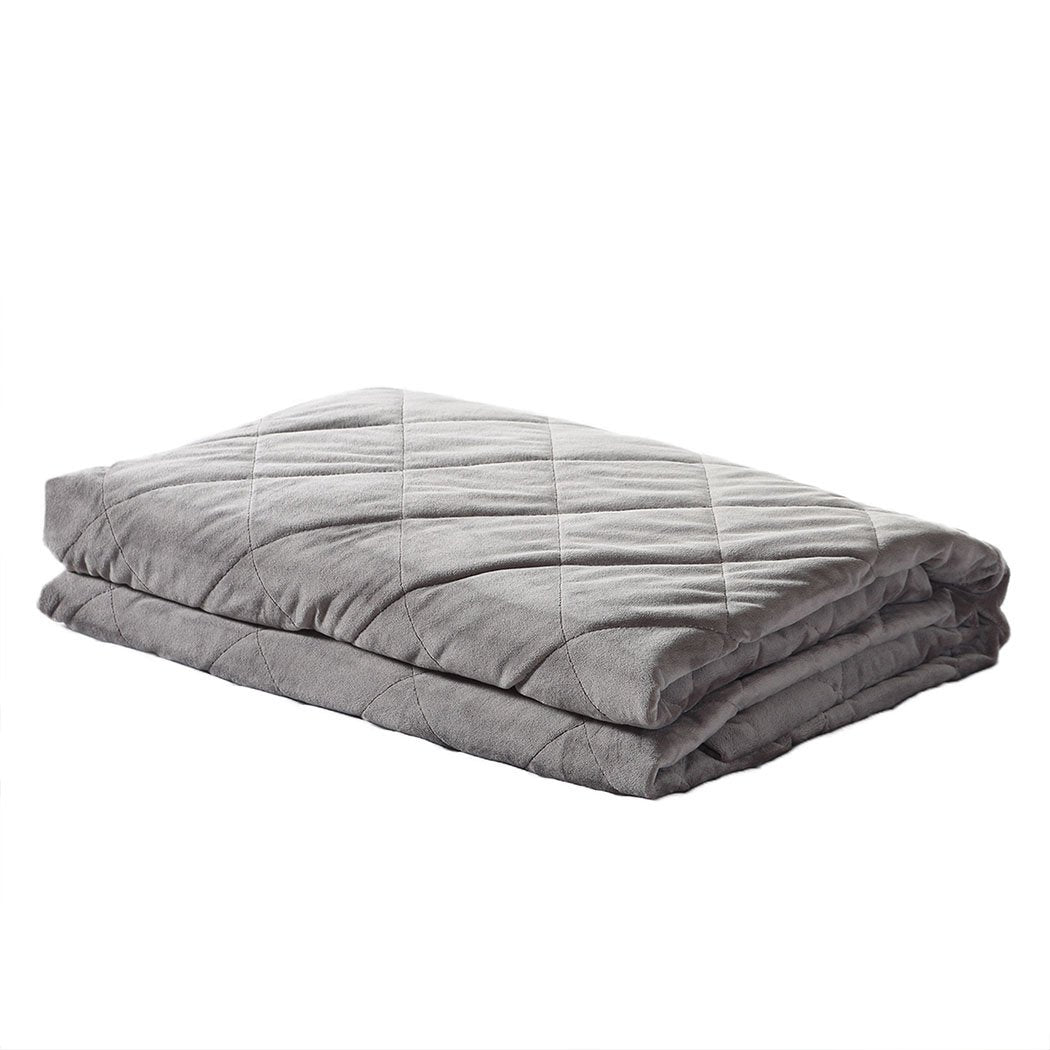 7KG Anti Anxiety Weighted Blanket Gravity Blankets Grey Colour Dreamz