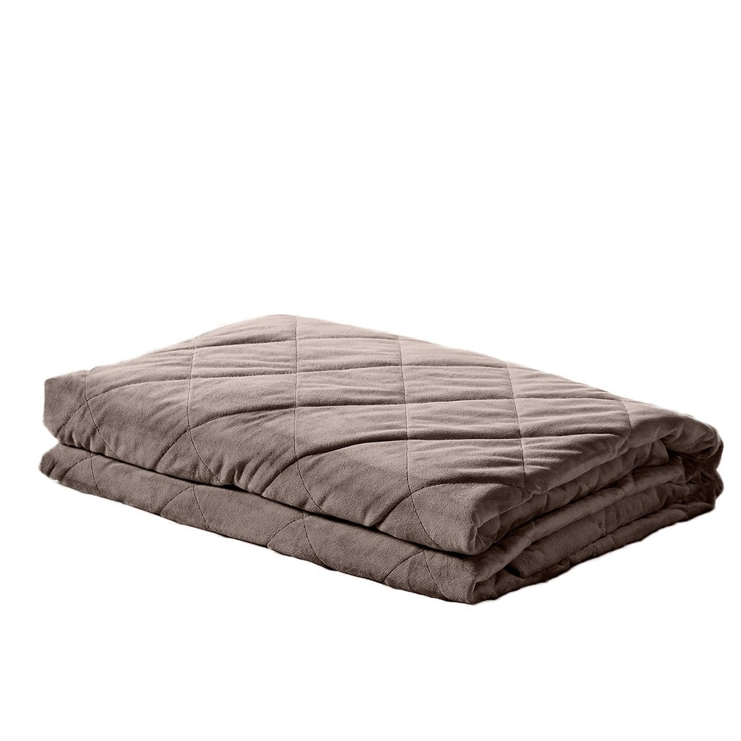9KG Adults Size Anti Anxiety Weighted Blanket Gravity Blankets Mink Dreamz