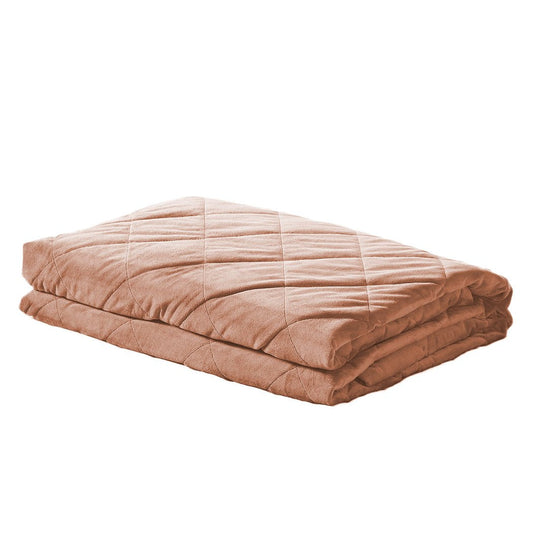 11KG Adults Size Anti Anxiety Weighted Blanket Gravity Blankets Pink Dreamz