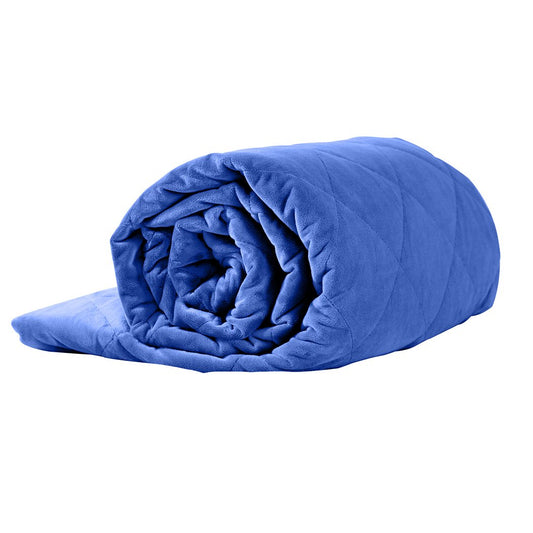 7KG Anti Anxiety Weighted Blanket Gravity Blankets Royal Blue Colour Dreamz