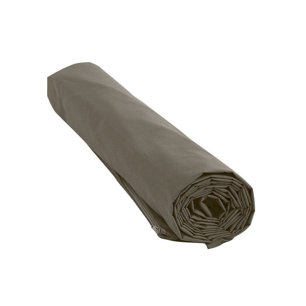 Weighted Blanket 10KG Heavy Gravity Deep Relax Adults Cotton Cover Brown Dreamz