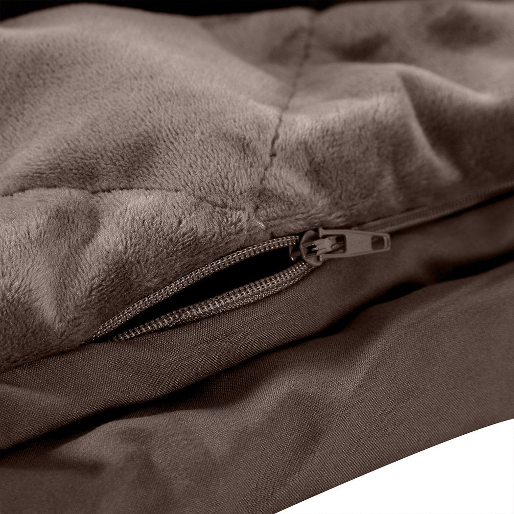 9KG Adults Size Anti Anxiety Weighted Blanket Gravity Blankets Mink Dreamz