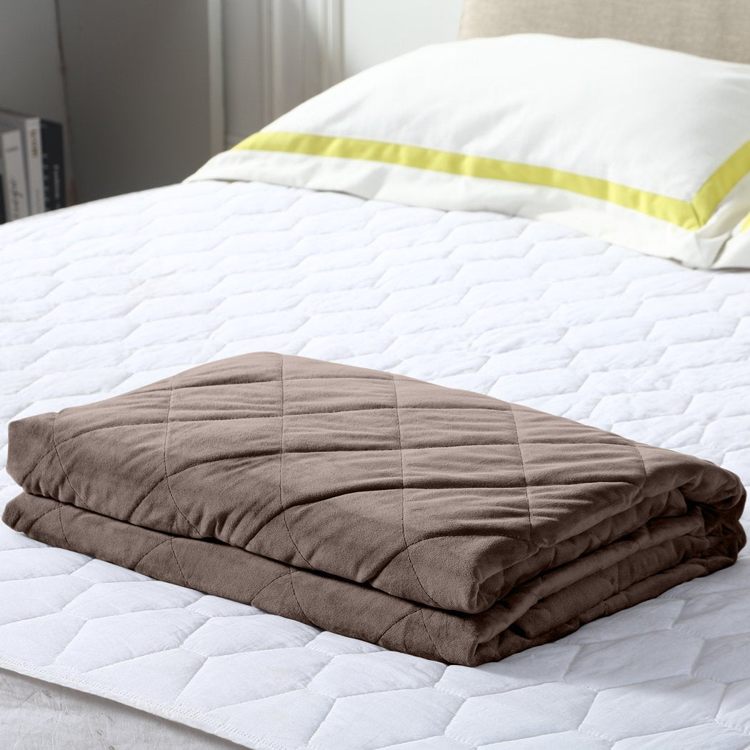 9KG Adults Size Anti Anxiety Weighted Blanket Gravity Blankets Mink Dreamz