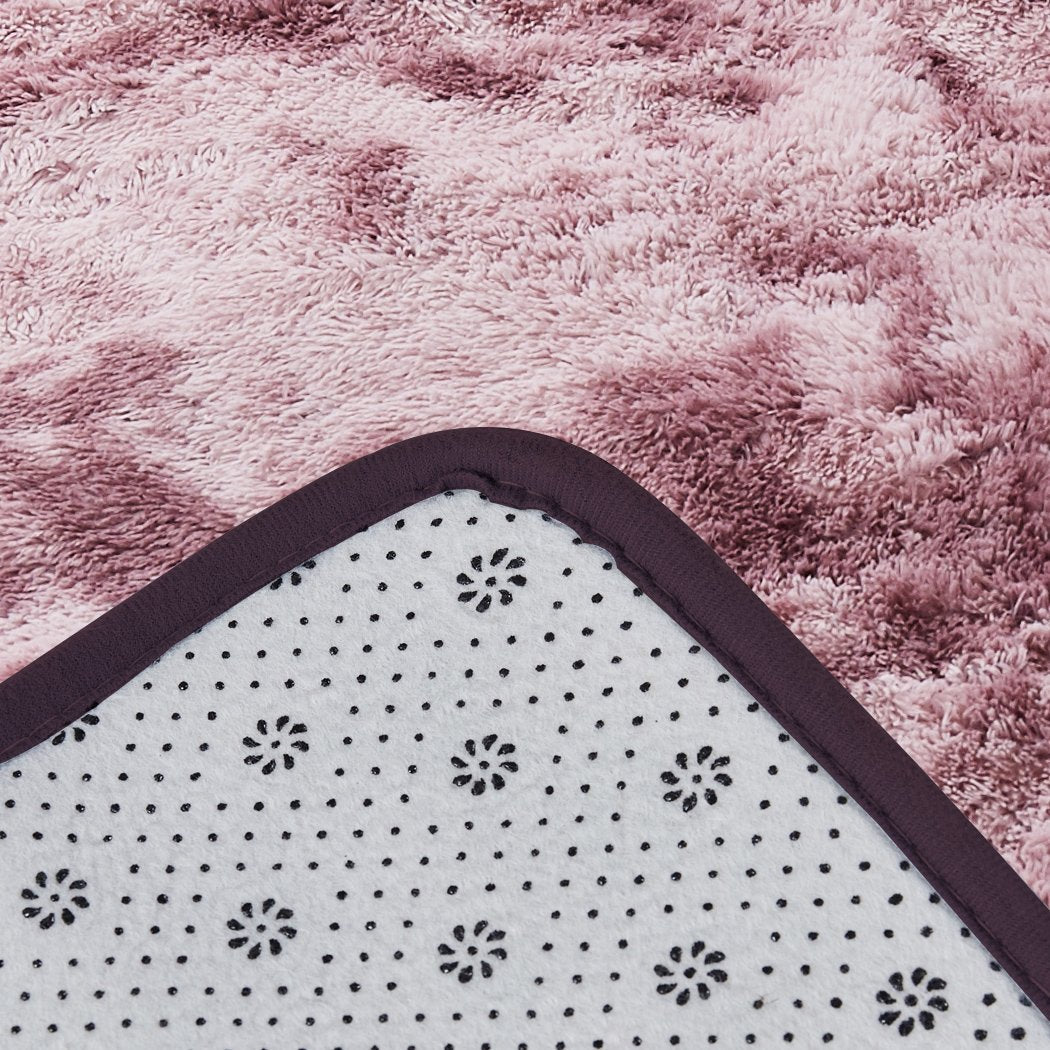 Floor Rug Shaggy Rugs Soft Large Carpet Area Tie-dyed Noon TO Dust 200x300cm Big Bedding Australia