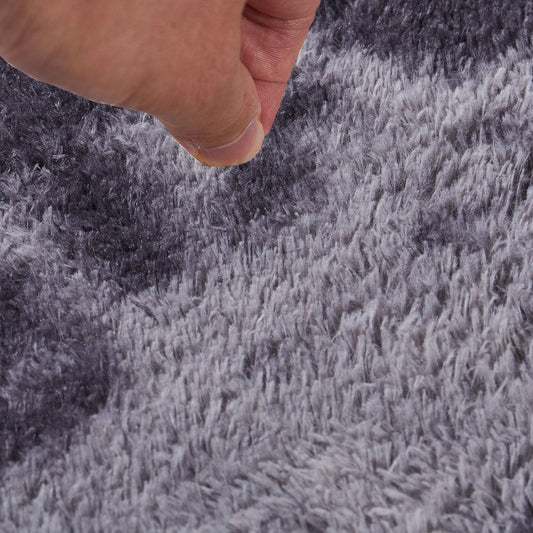 Floor Rug Shaggy Rugs Soft Large Carpet Area Tie-dyed Midnight City 80x120cm Big Bedding Australia
